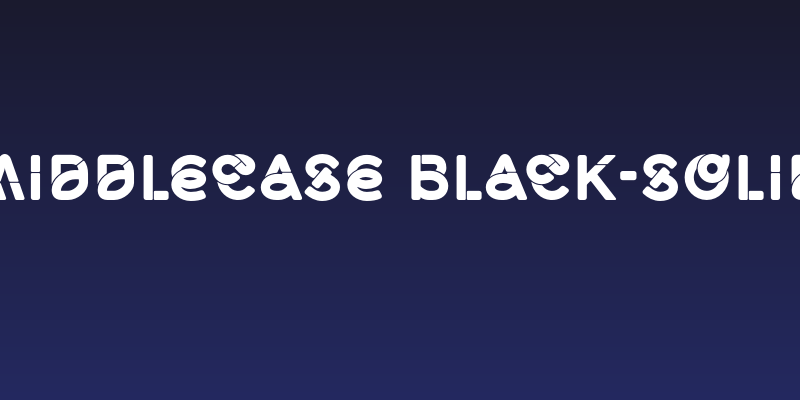 Middlecase Black-Solid Social Header
