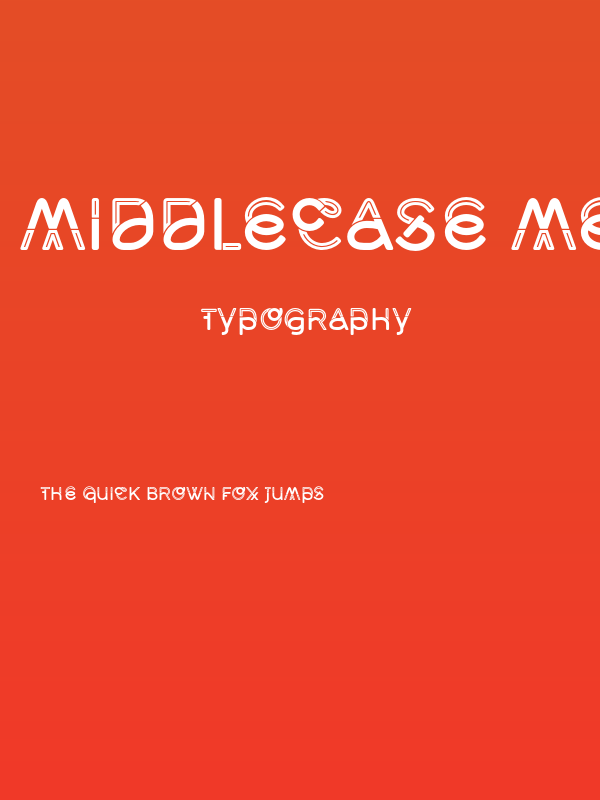 Middlecase Medium-Inline Poster