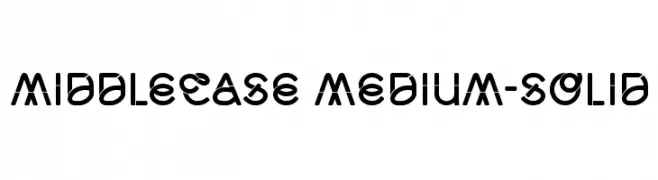 Middlecase Medium-Solid  नि: शुल्क फ़ॉन्ट्स डाउनलोड