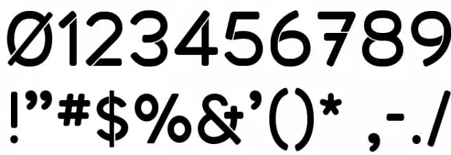 Middlecase Medium-Solid Font OTHER CHARS