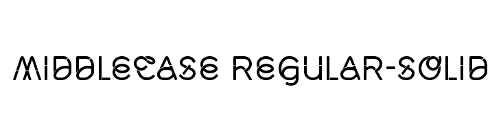 Middlecase Regular-Solid  नि: शुल्क फ़ॉन्ट्स डाउनलोड