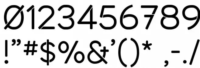 Middlecase Regular-Solid Font OTHER CHARS