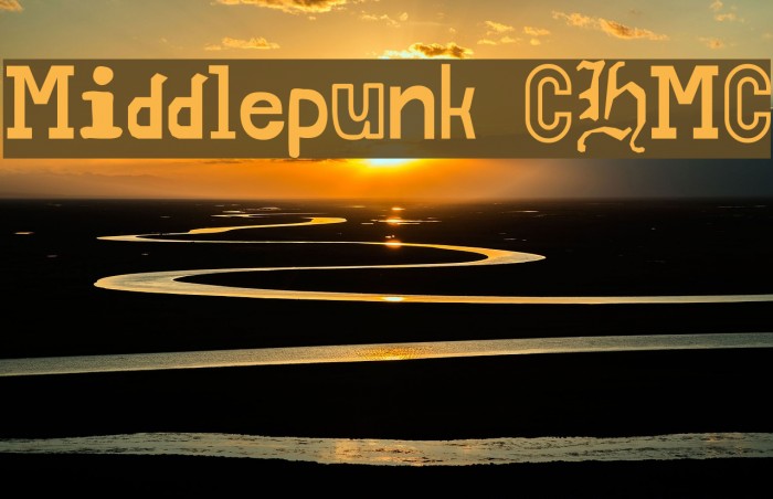 Middlepunk CHMC Font examples