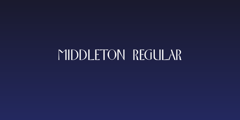 Middleton Regular Social Header