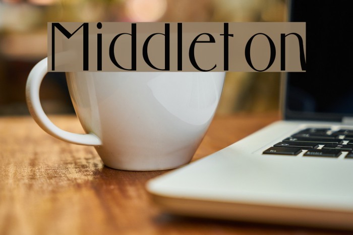 Middleton フォント examples