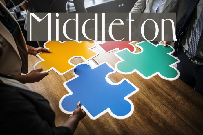 Middleton フォント examples