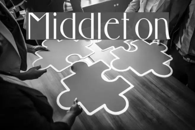 Middleton フォント examples