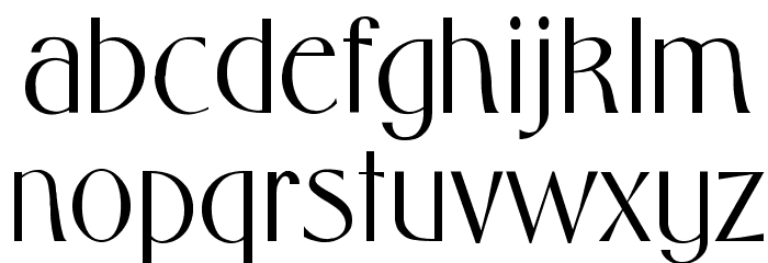 Middleton フォント 小文字