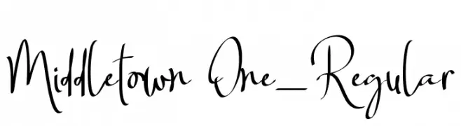 Middletown One_Regular  Fuentes Gratis Descargar