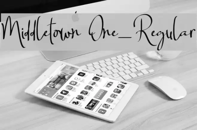 Middletown One_Regular Font examples
