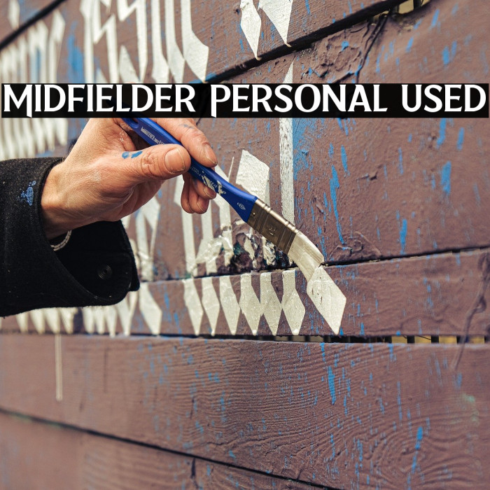 Midfielder Personal Used Example 2