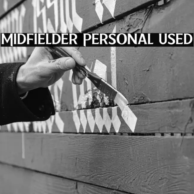 Midfielder Personal Used Example 2
