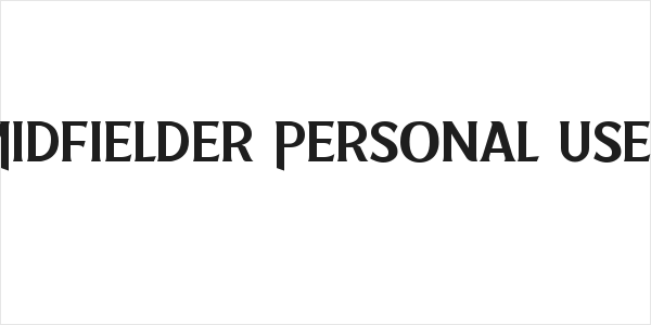 Midfielder Personal Used Logo
