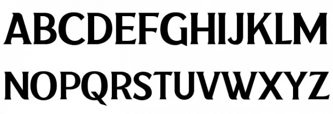 Midfielder Personal Used Font Litere mici