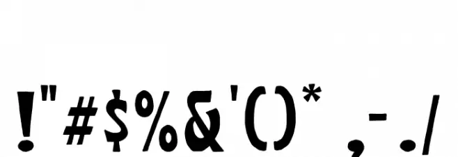 MidgetoDEMO-Regular Font OTHER CHARS