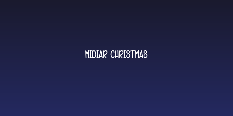 Midiar Christmas Social Header