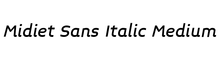 Sans italic