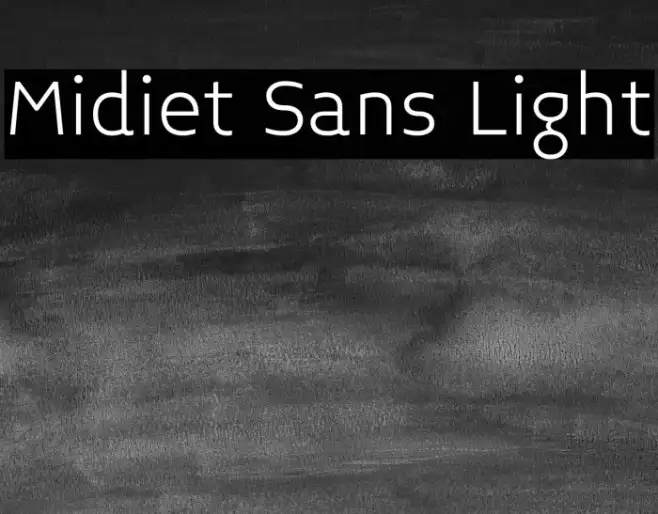 Midiet Sans Light Example 1