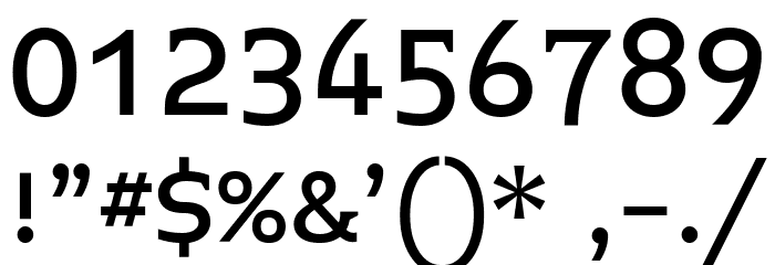 Midiet Serif Medium Font OTHER CHARS