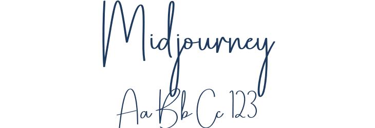 Midjourney Font Preview