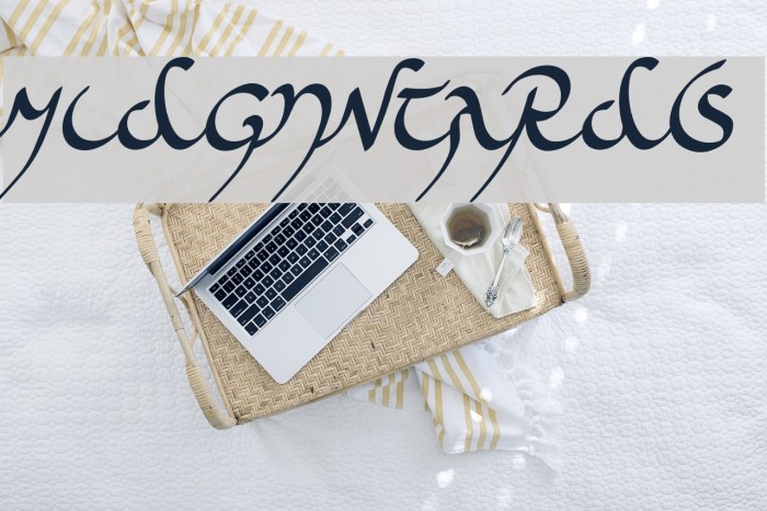 Midjungards Font examples