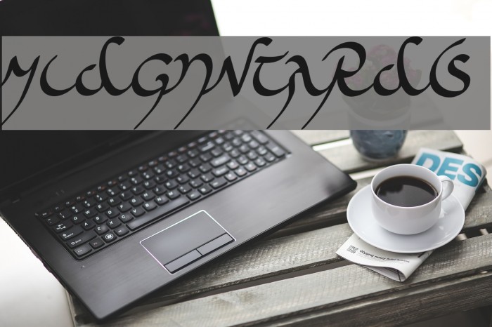 Midjungards Font examples