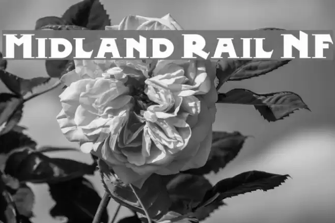 Midland Rail NF Font examples