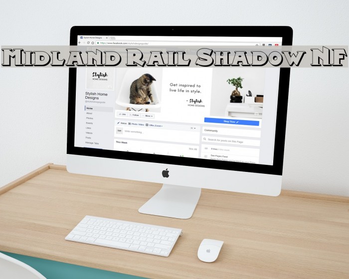 Midland Rail Shadow NF Font examples