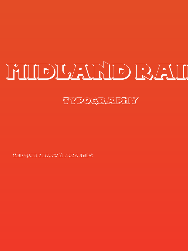 Midland Rail Shadow NF Poster