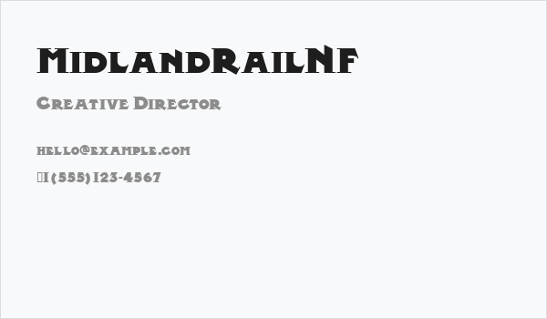 MidlandRailNF Business Card