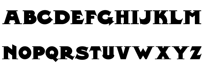MidlandRailNF Font LOWERCASE