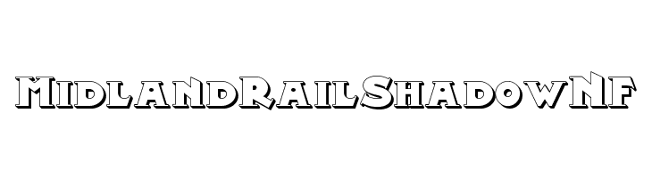 MidlandRailShadowNF  baixar fontes gratis
