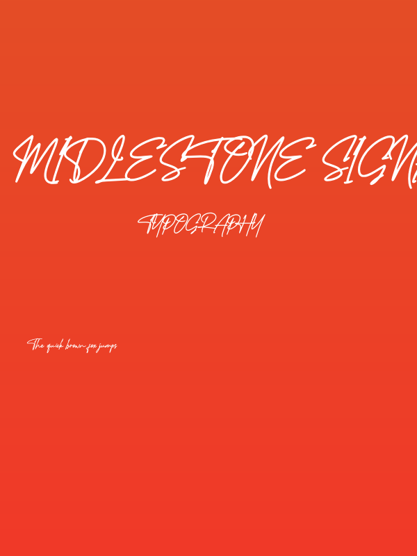 Midlestone Signature Poster