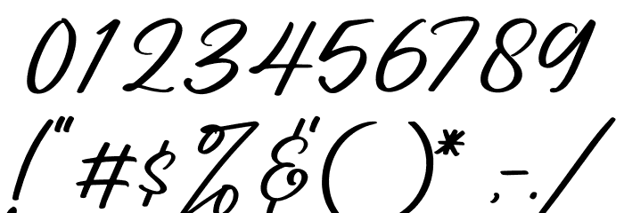 Midletton Blenda Font OTHER CHARS