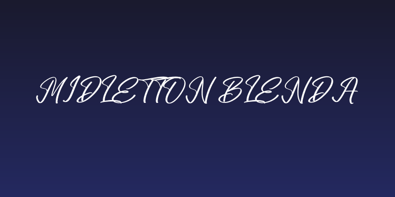 Midletton Blenda Social Header