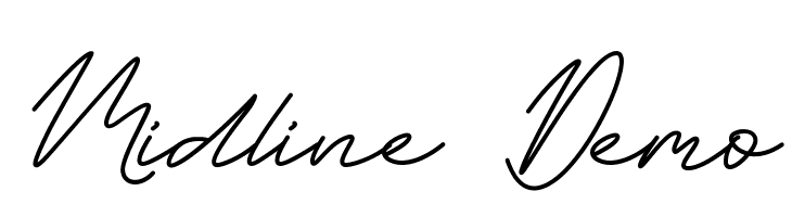 Midline Demo  Descarca Fonturi Gratis