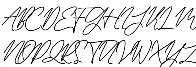 Midline Demo Schriftart Anderer Schreiben