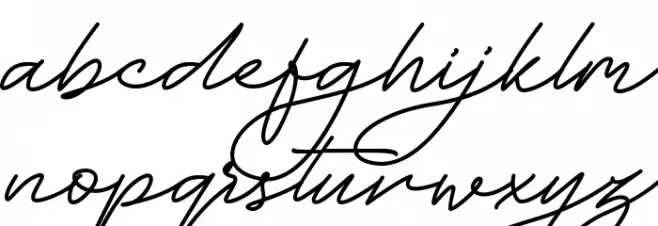 Midline Demo 字体 小写