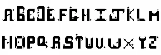 Midnight Blues Regular フォント 大文字