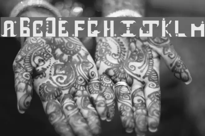 Midnight Blues Regular Font examples