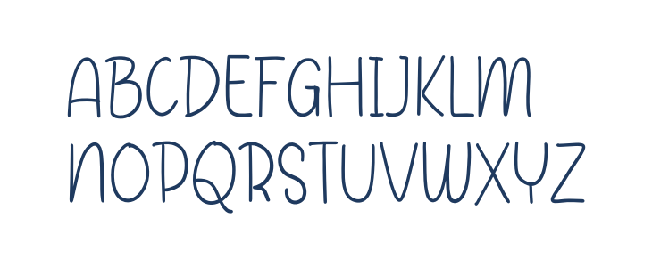 Midnight Cartoon Uppercase