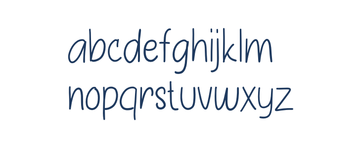 Midnight Cartoon Lowercase