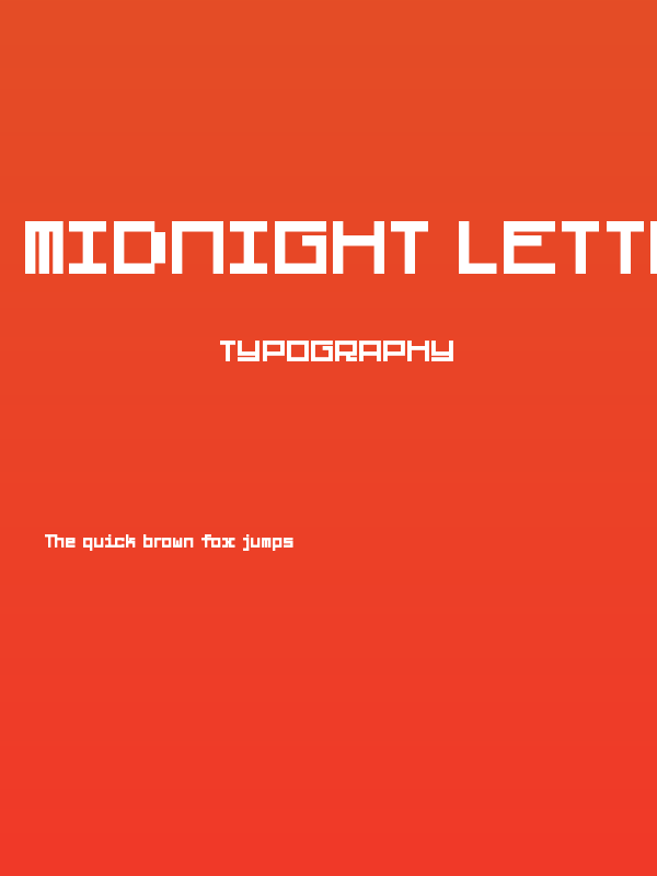 Midnight Letters Poster