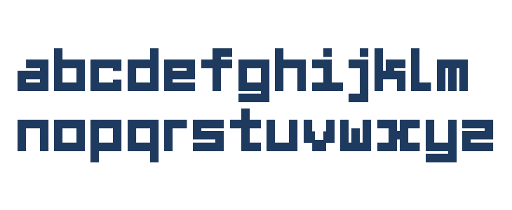 Midnight Letters Lowercase