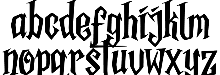 Midnight Minutes Font LOWERCASE