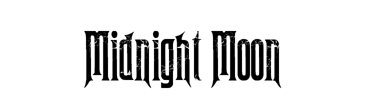 Midnight Moon  font caratteri gratis