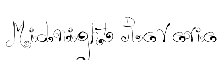 Midnight Reverie  Free Fonts Download