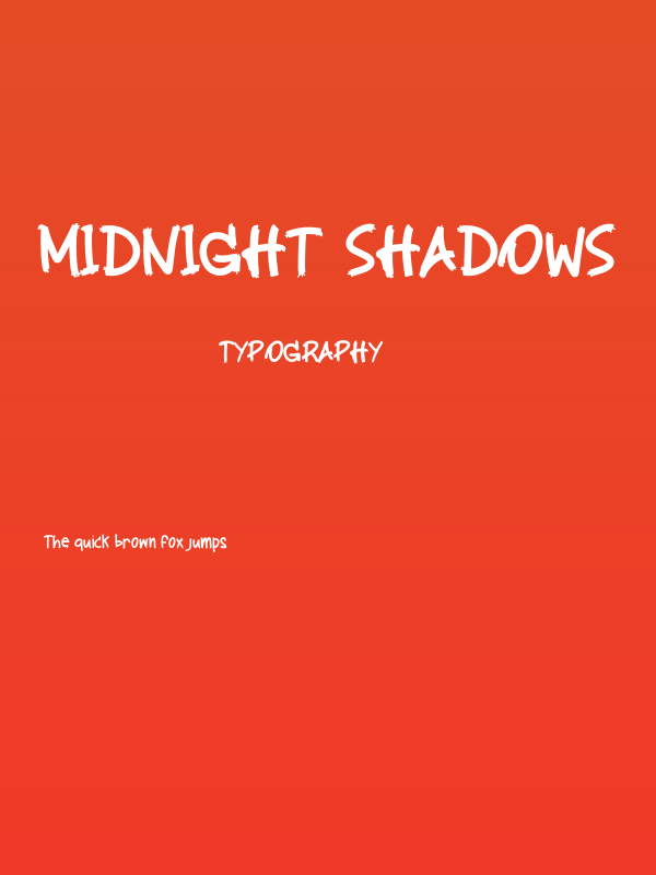 Midnight Shadows Poster