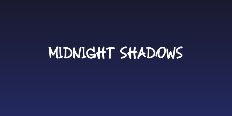 Midnight Shadows Social Header