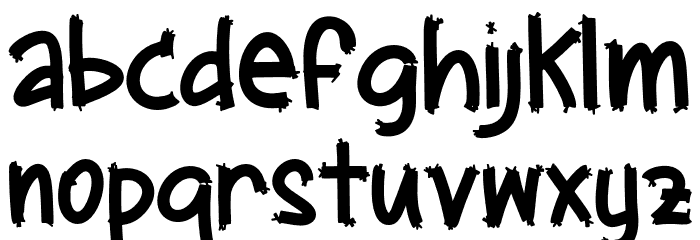 Midnight Shadows Font LOWERCASE